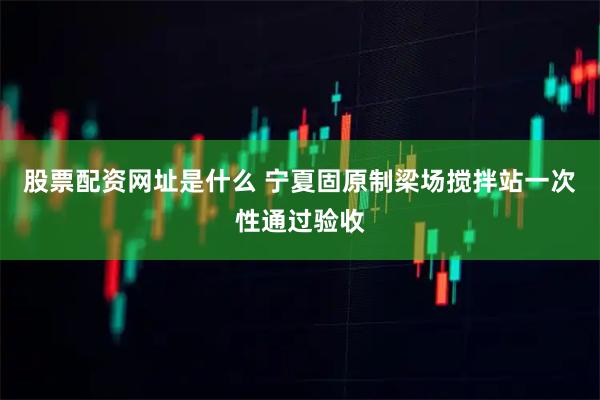 股票配资网址是什么 宁夏固原制梁场搅拌站一次性通过验收